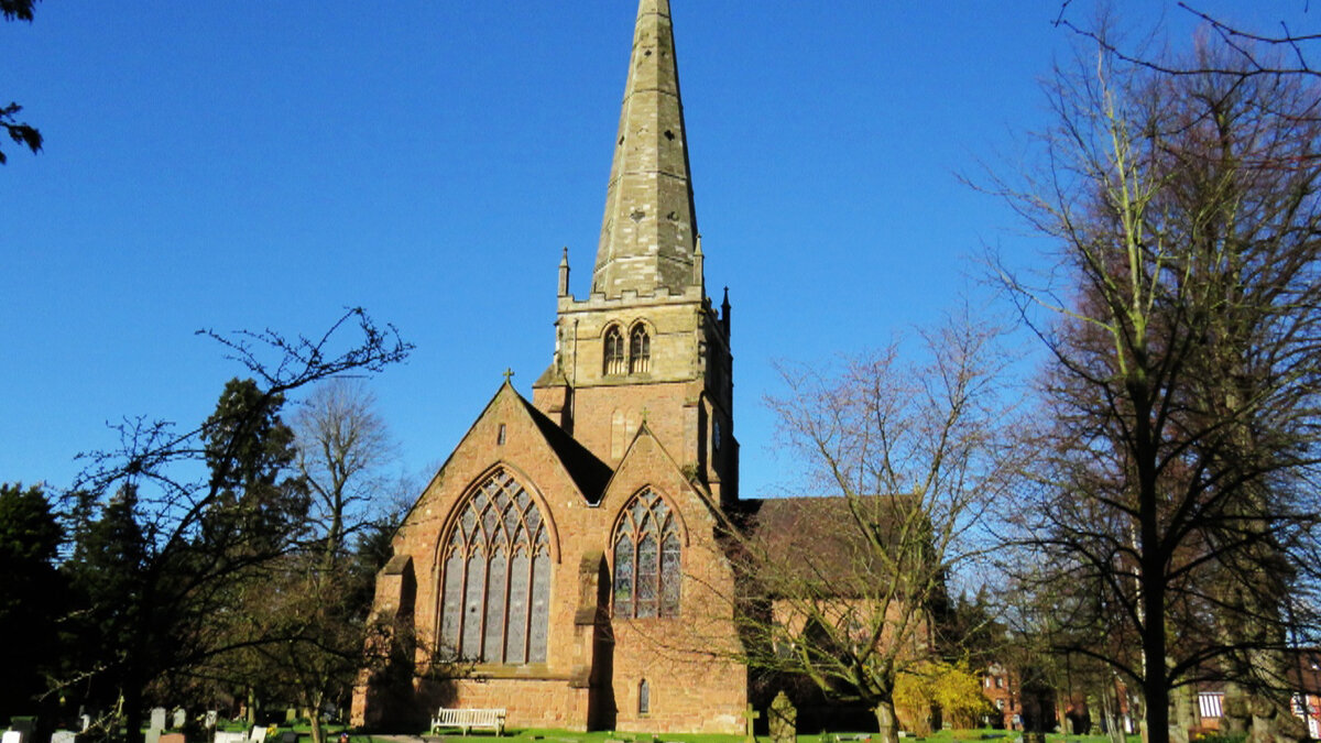 Suburban residential street and character properties in Solihull, West Midlands